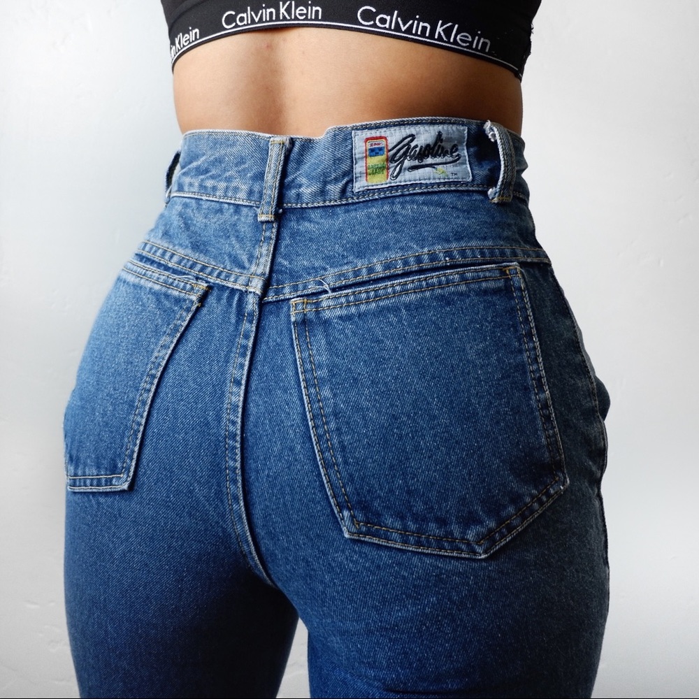 Vintage 1980s Gasoline High Waist Jeans · Size 25